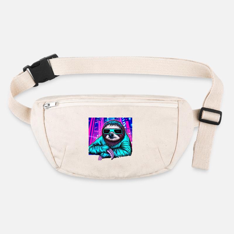 Retrowave Sloth - Ukiyo-e Malerei Stanley/Stella recycelte Gürteltasche