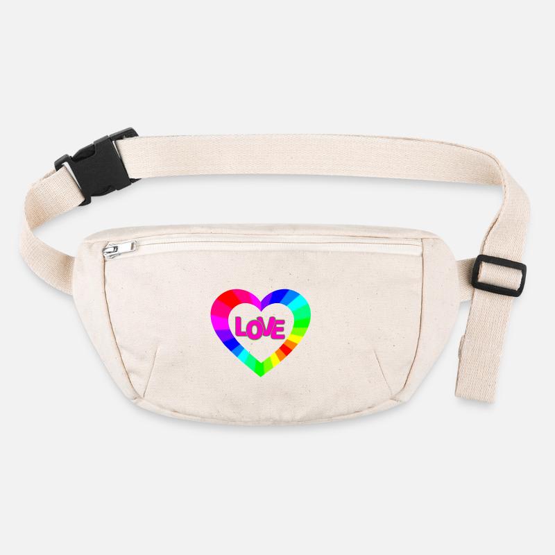 NeonLOVE Regenbogenherz Stanley/Stella recycelte Gürteltasche