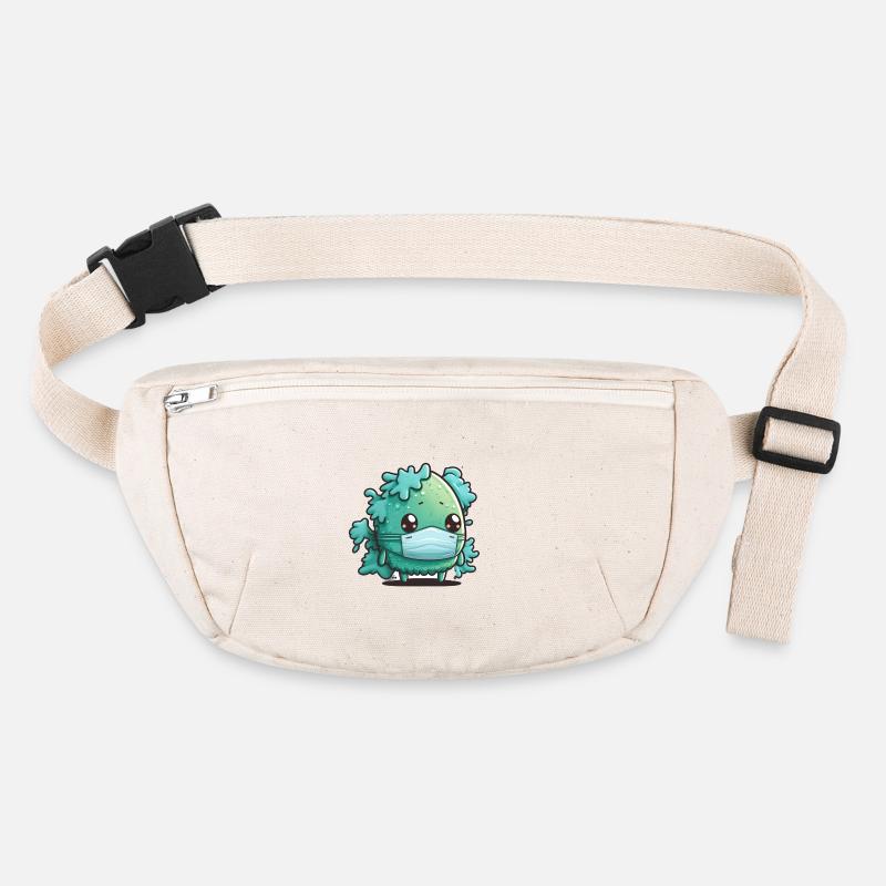 Bacterium with mask Stanley/Stella recycled Hip Bag 
