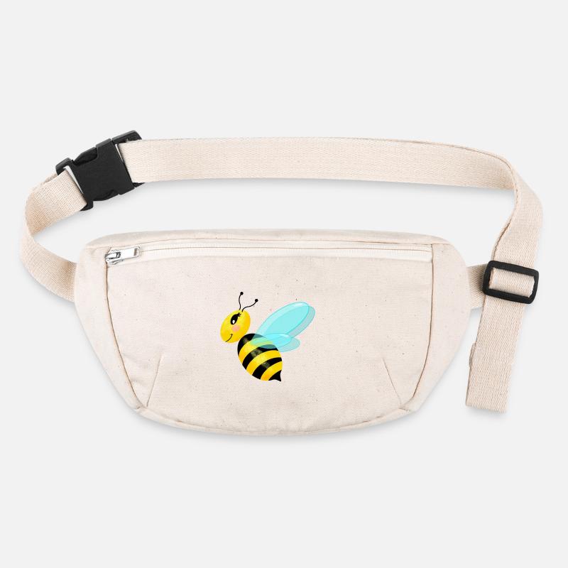 Flying graceful bee Stanley/Stella recycled Hip Bag 