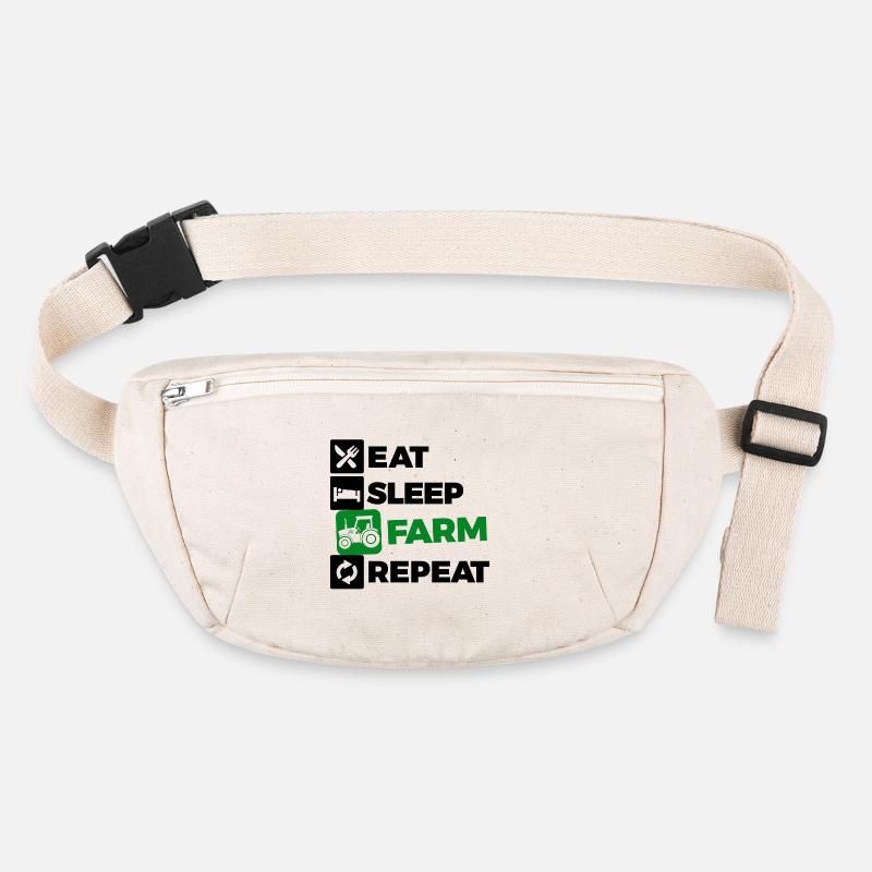 Motor Vehicle Tractor Statement Arable Farming Organic Farmer Stanley/Stella recycled Hip Bag 