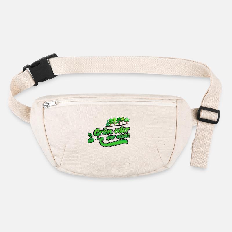 Umweltschutz Erde Natur Baum Statement Naturschutz Stanley/Stella recycelte Gürteltasche