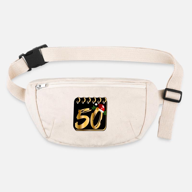 50 ans - 50 décembre Noël Sac banane recyclé Stanley/Stella
