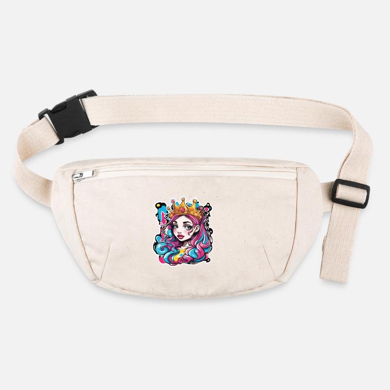 Prinzessin / Frau / Mädchen / Dame / Comic Stanley/Stella recycelte Gürteltasche