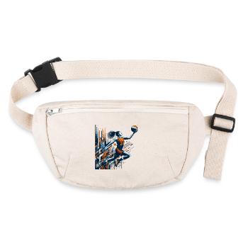 Conception de dunk de basket-ball femme - Sac banane recyclé Stanley/Stella - blanc naturel - Devant
