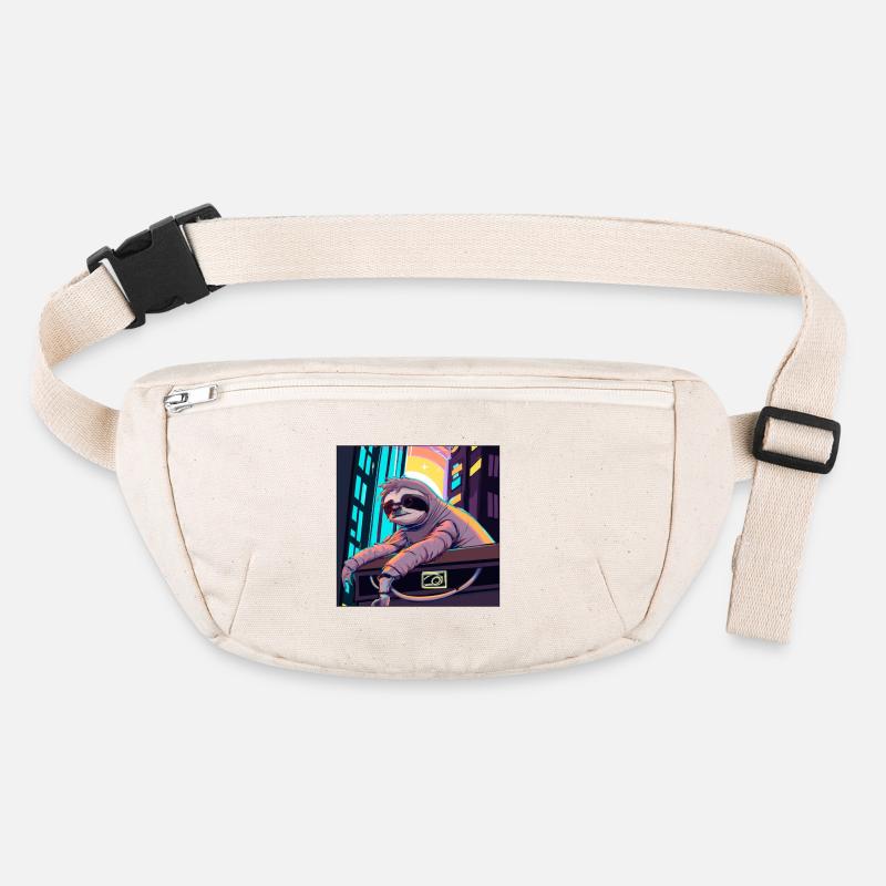 Cyberpunk sloth. Stanley/Stella recycled Hip Bag 