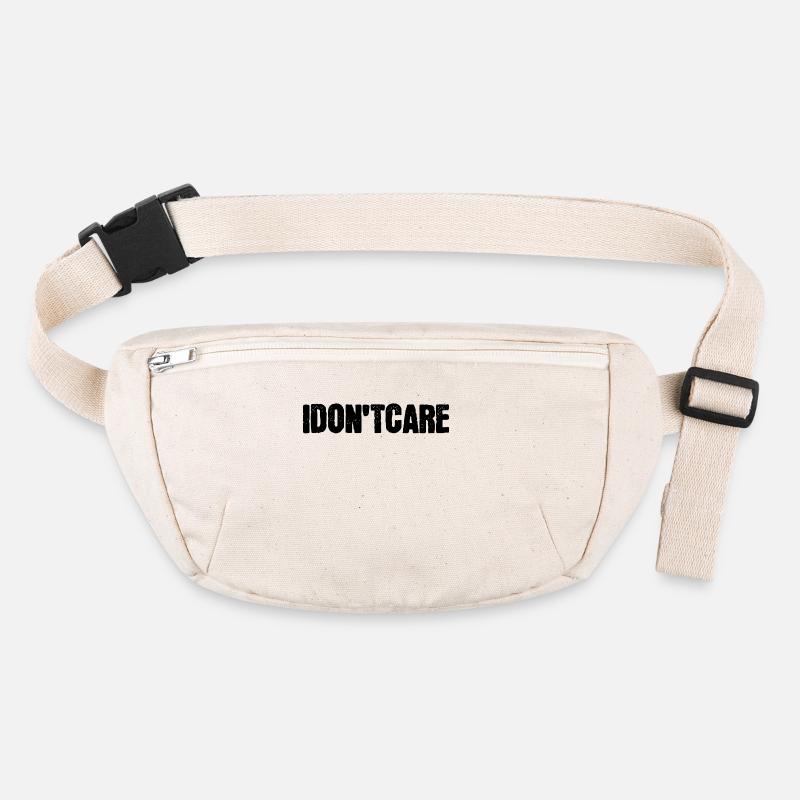 Je ne me soucie pas de la déclaration Sac banane recyclé Stanley/Stella