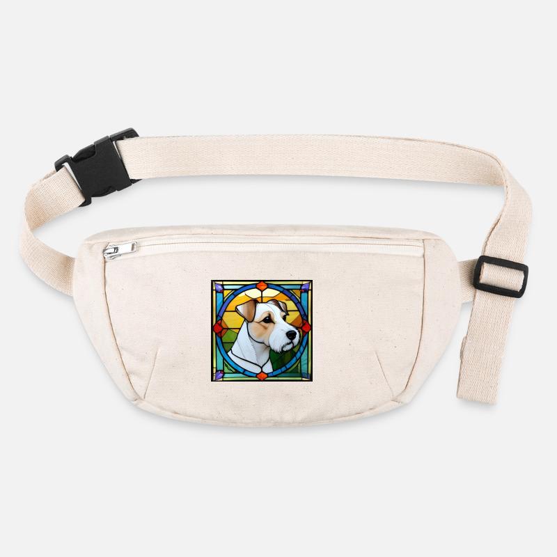 Parson Russell Terrier Buntglasversion Stanley/Stella recycelte Gürteltasche