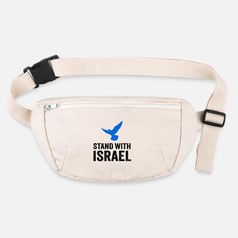 STAND WITH ISRAËL Colombe de la Paix Sac banane recyclé Stanley/Stella