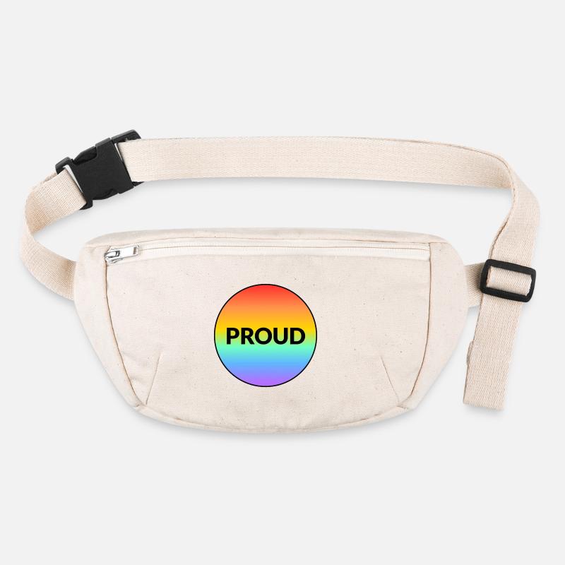 Fier arc-en-ciel de la fierté LGBTQ Sac banane recyclé Stanley/Stella