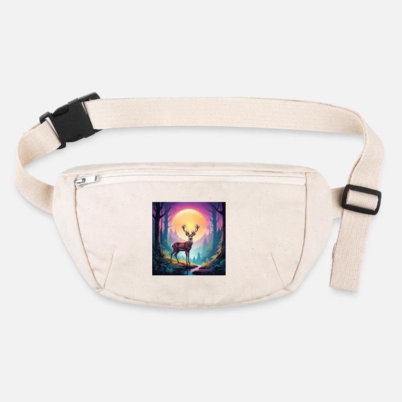 Deer in the forest Stanley/Stella recycled Hip Bag 