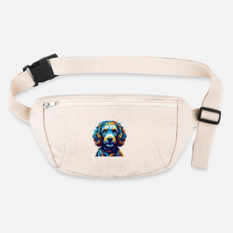 Corniche Corde Chien Race Coloré Dessin Animé Kawaii Sac banane recyclé Stanley/Stella