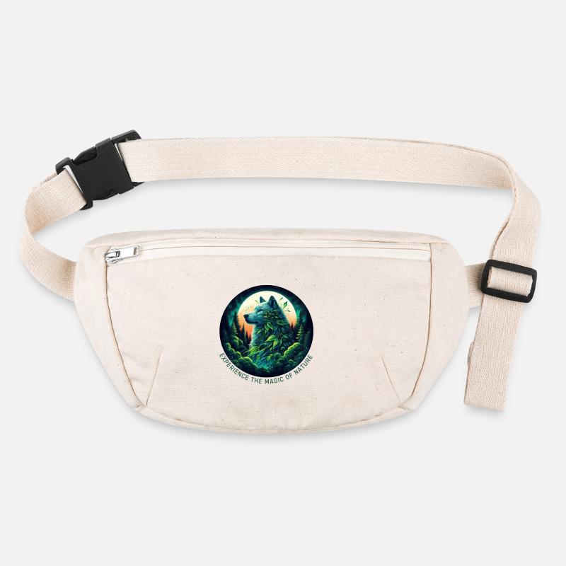 Wolf in the forest Stanley/Stella recycled Hip Bag 