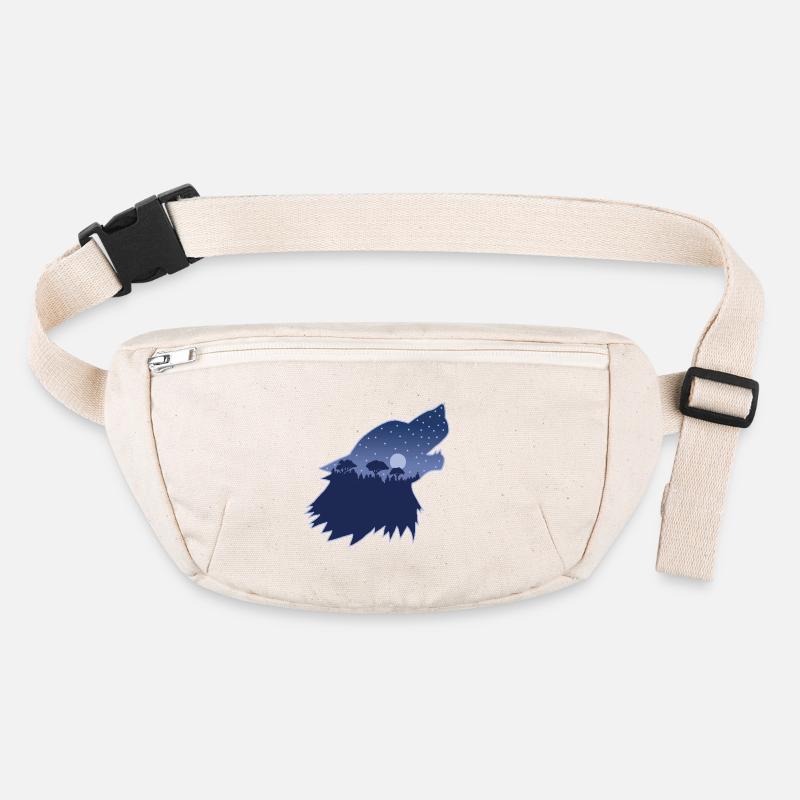 Le loup et l'appel de la forêt Sac banane recyclé Stanley/Stella