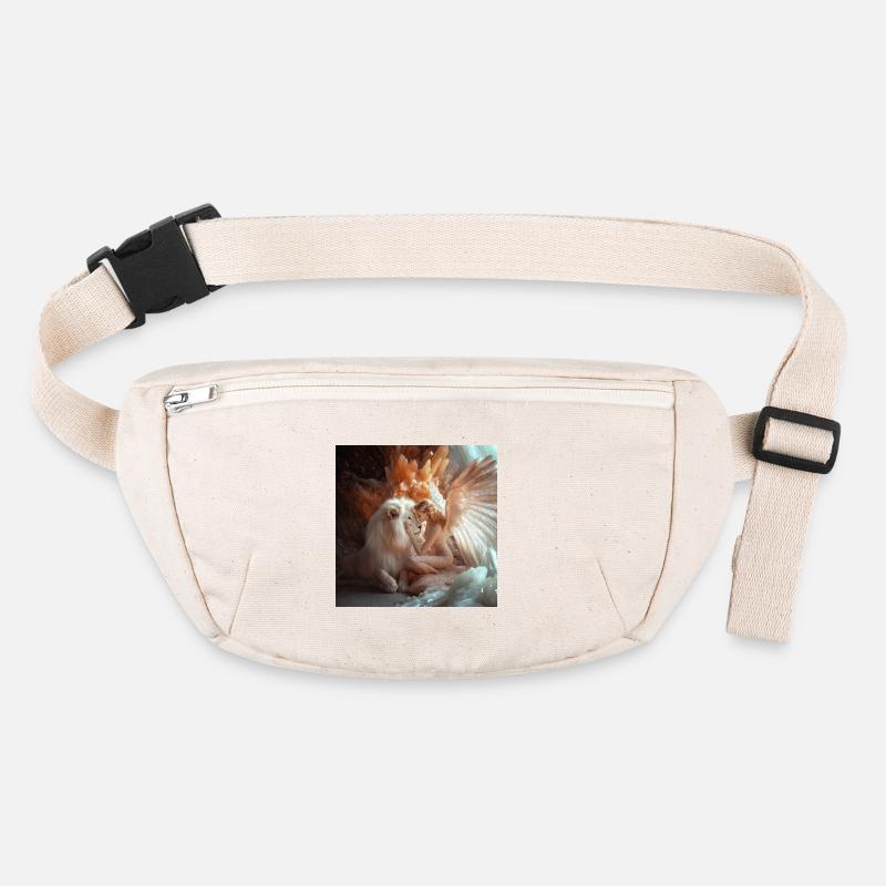 Angels and their lion Stanley/Stella recycled Hip Bag 