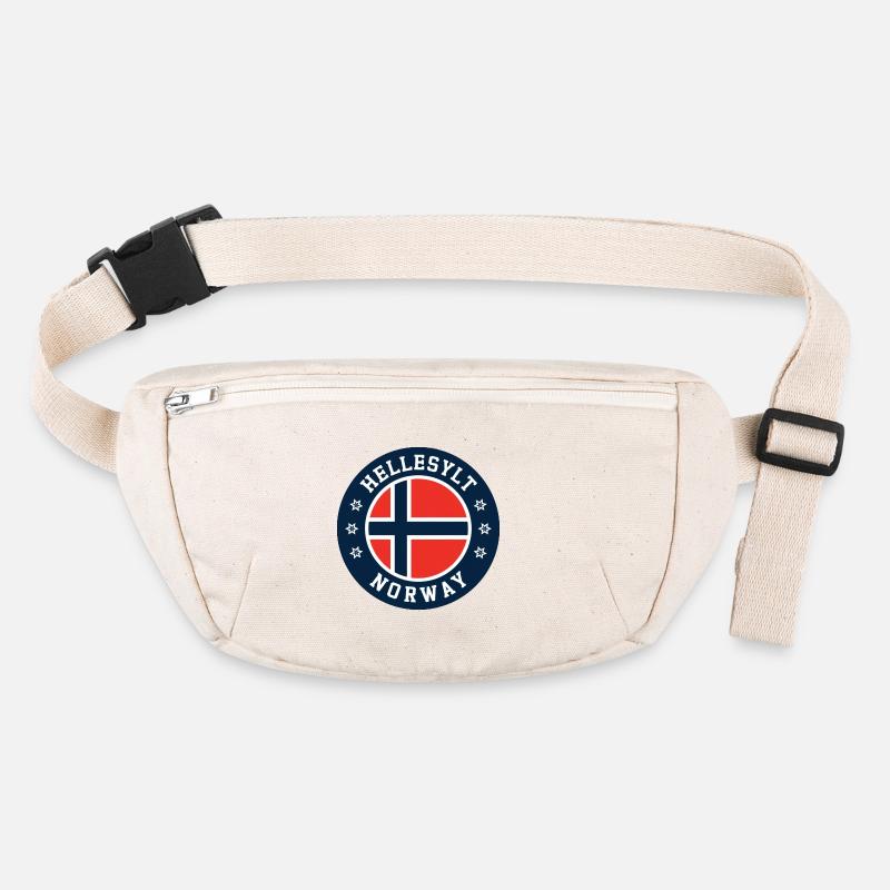 Hellesylt Drapeau de la Norvège Sac banane recyclé Stanley/Stella