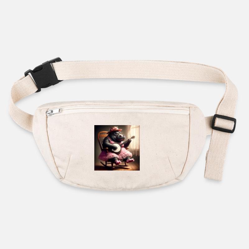 Nilpferd Banjo Stanley/Stella recycelte Gürteltasche