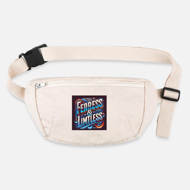 Fearless & Limitless – Kühnes Typografie-Design Stanley/Stella recycelte Gürteltasche
