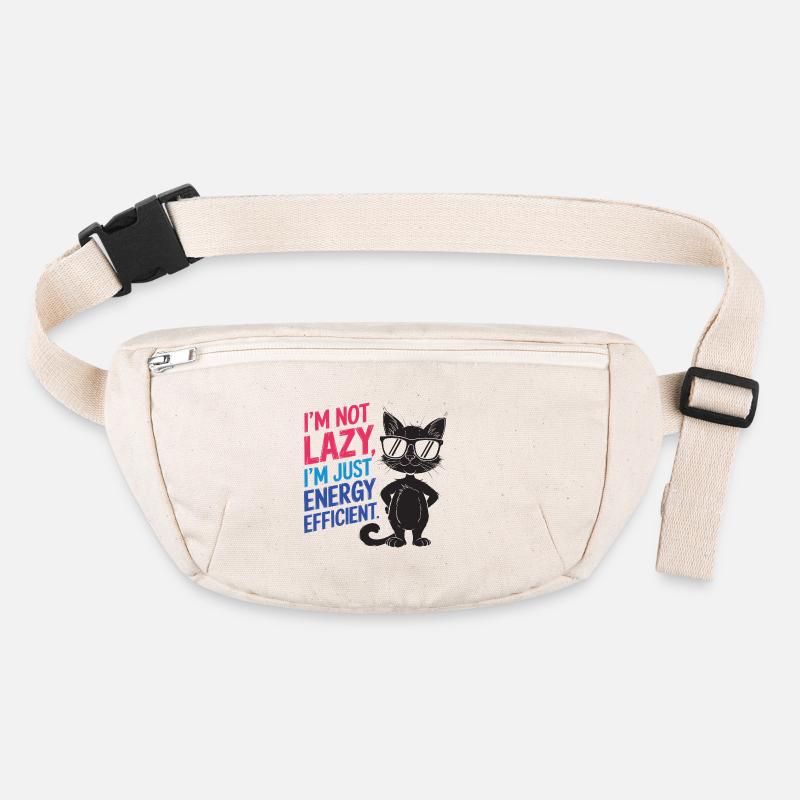 I'm Not Lazy, I'm Just Energy Efficient Stanley/Stella recycled Hip Bag 