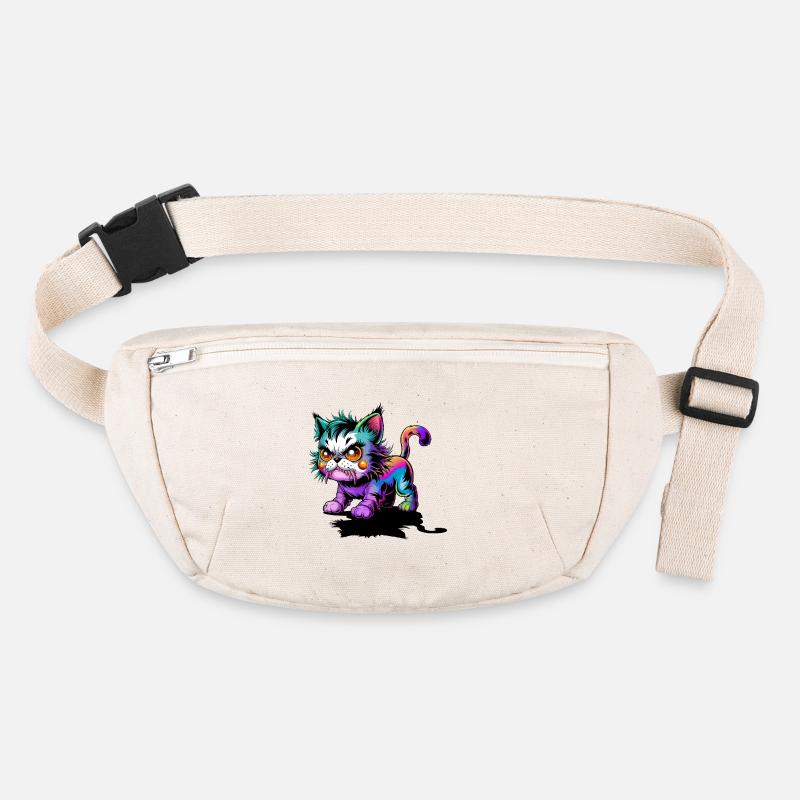 Crazy Cat Stanley/Stella recycled Hip Bag 