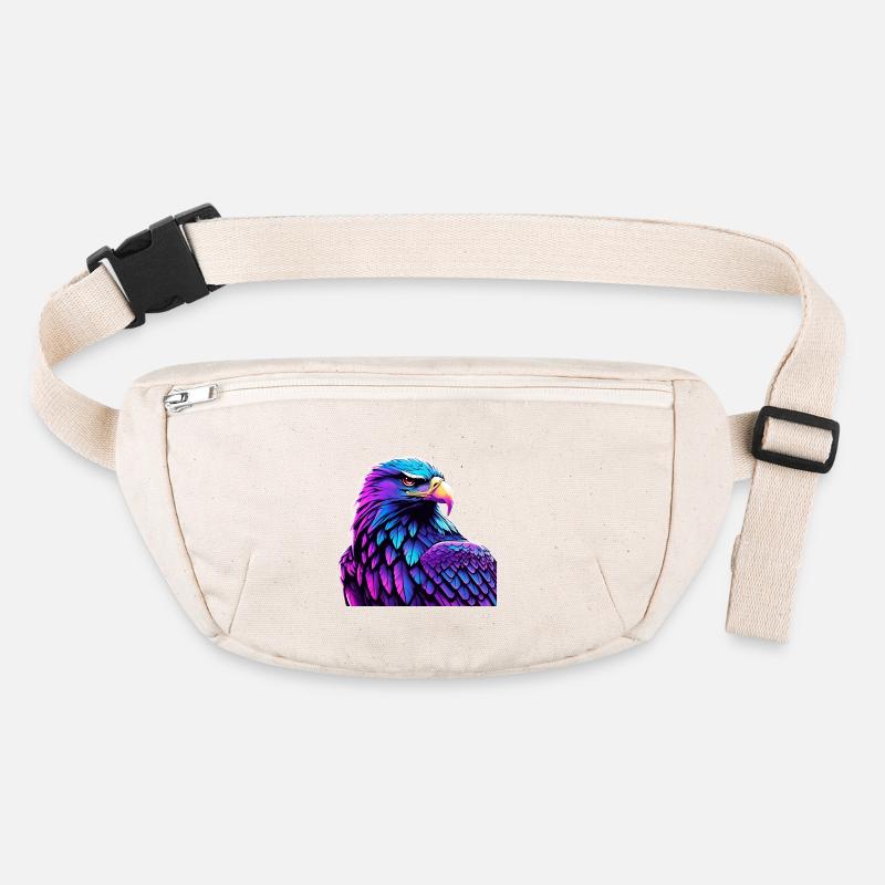 Glowing Eagle with Gradient Stanley/Stella recycled Hip Bag 