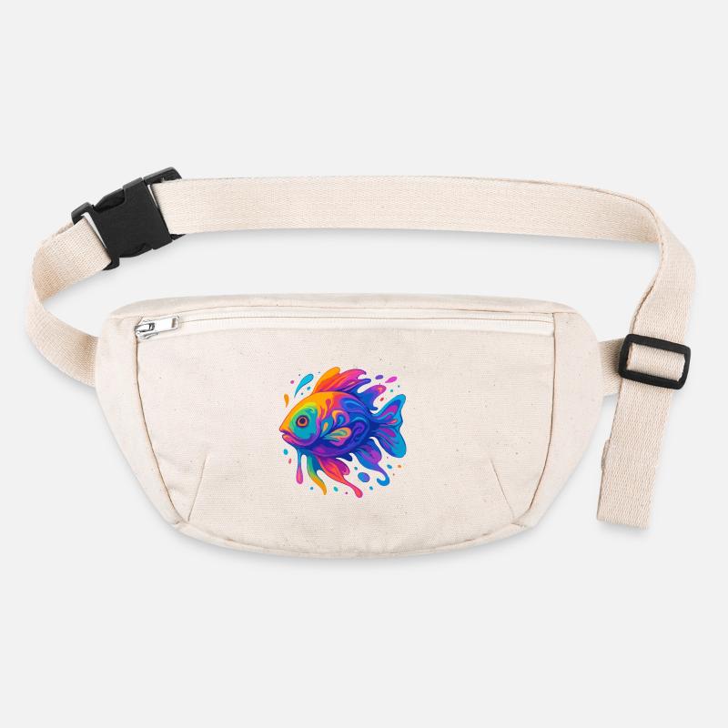 Regenbogen Fisch Stanley/Stella recycelte Gürteltasche