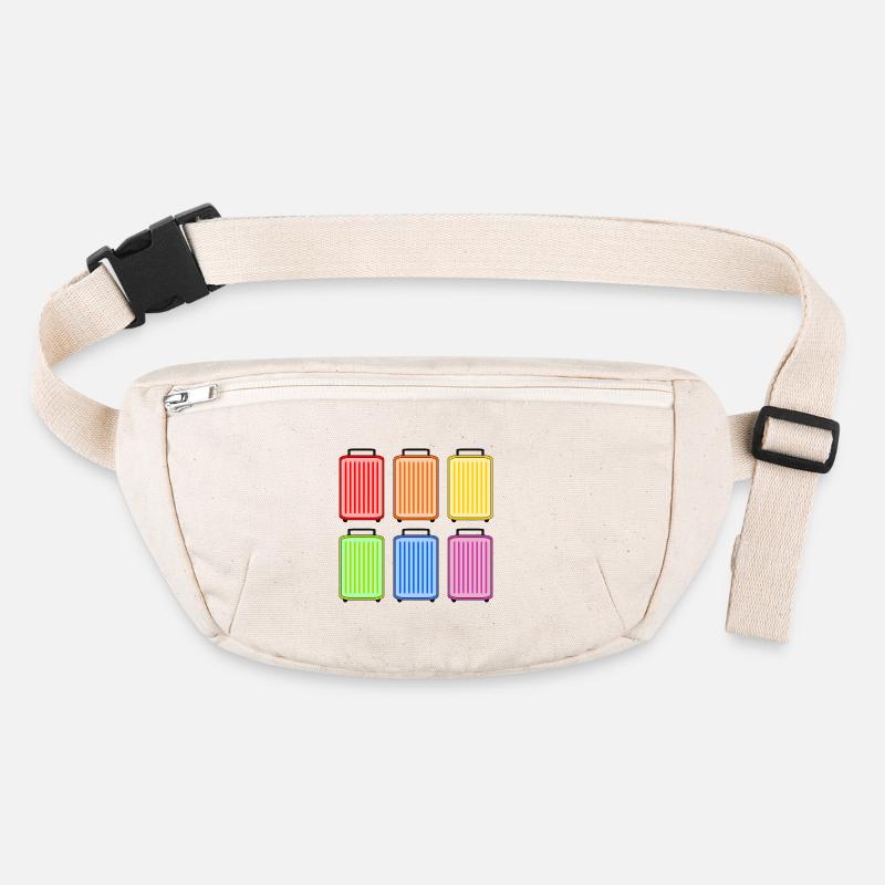 SUITCASE RAINBOW Stanley/Stella recycled Hip Bag 