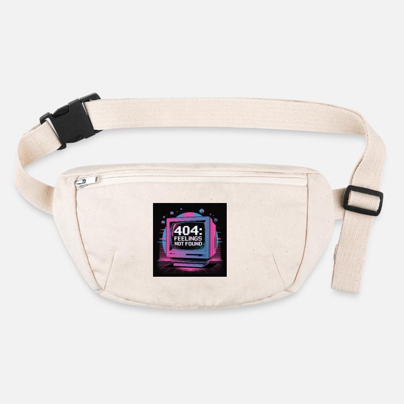 Retro Tech 404 Feelings Not Found Design Stanley/Stella recycled Hip Bag 
