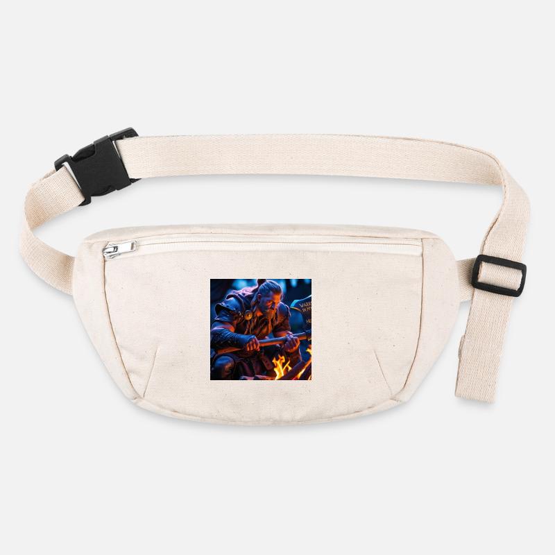 fantasy viking with an axe Stanley/Stella recycled Hip Bag 