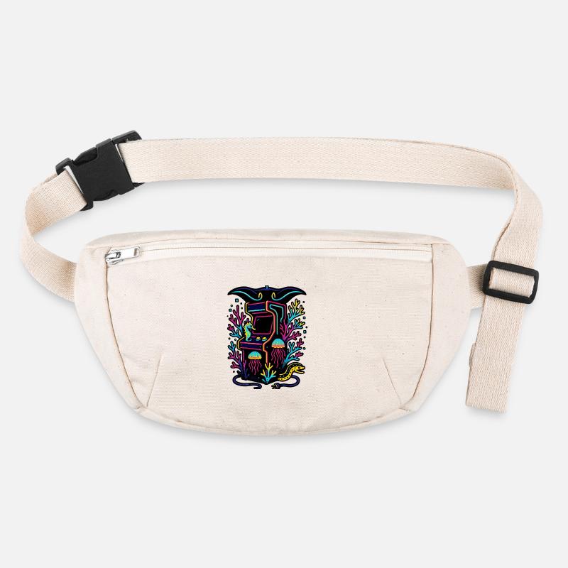 Neon Arcade in the Reef Stanley/Stella recycled Hip Bag 