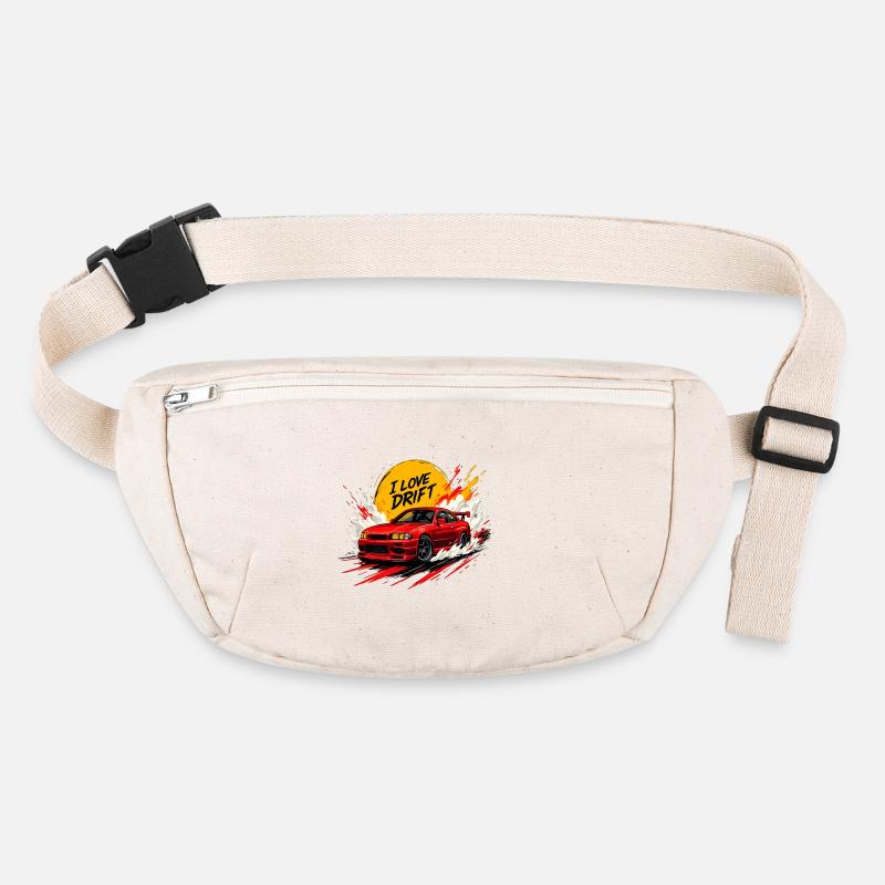 Red Drift Car Splash Artwork Stanley/Stella recycled Hip Bag 