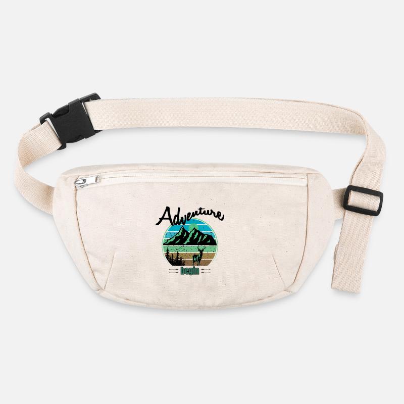 Mountains and deer wilderness Stanley/Stella recycled Hip Bag 