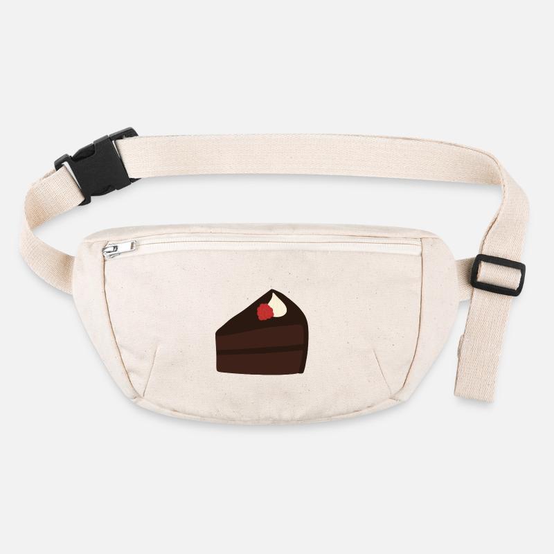 Decadent Raspberry Chocolate Cake Design Stanley/Stella recycled Hip Bag 