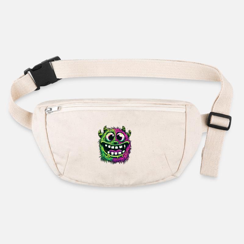 Buntes psychedelisches Monster Stanley/Stella recycelte Gürteltasche