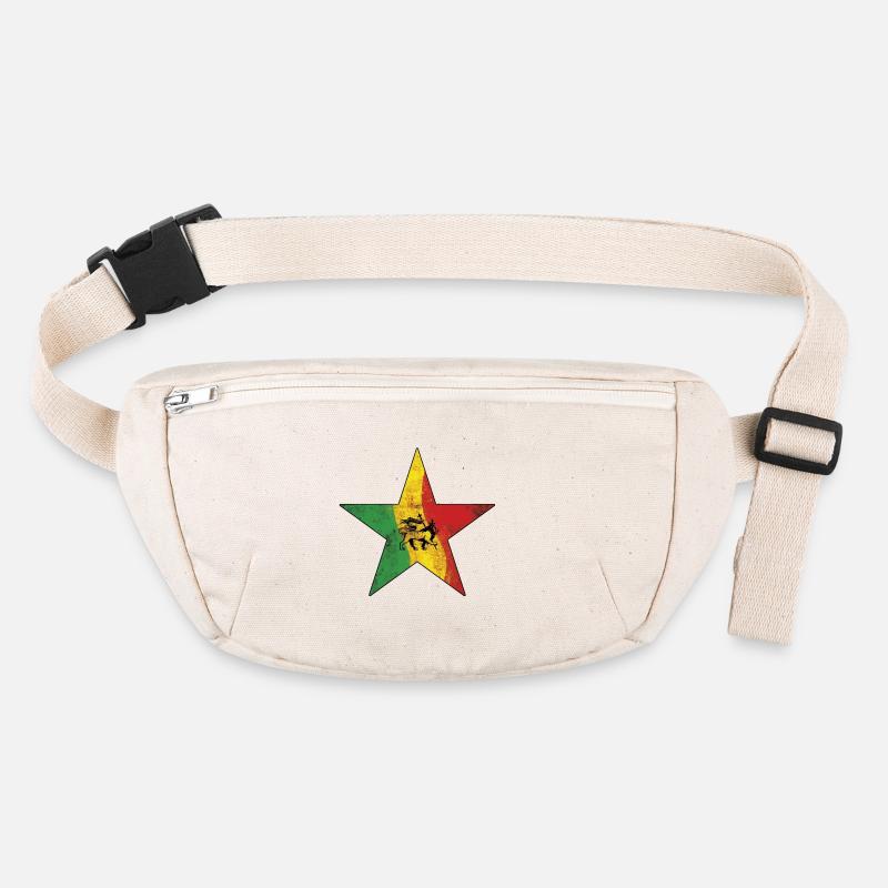 Lions rasta au design ethnique Sac banane recyclé Stanley/Stella