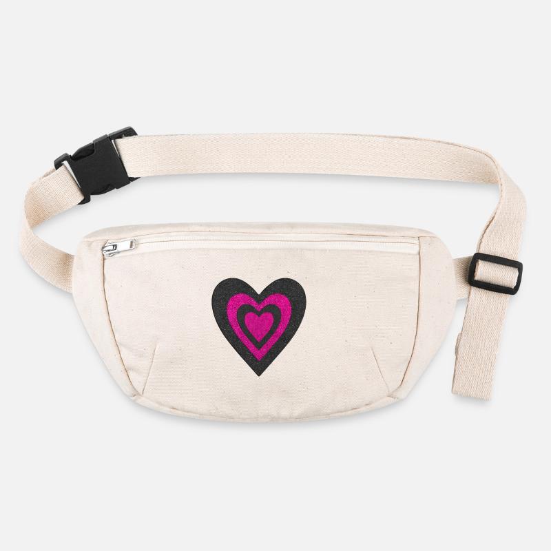Hearts Stanley/Stella recycled Hip Bag 