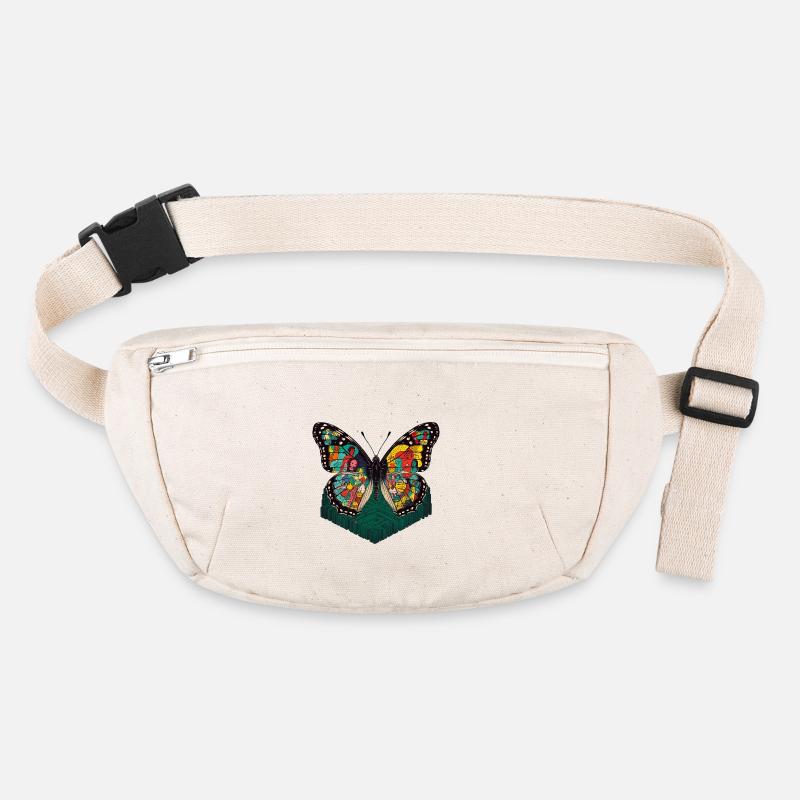 Légende colorée papillon illustration Sac banane recyclé Stanley/Stella