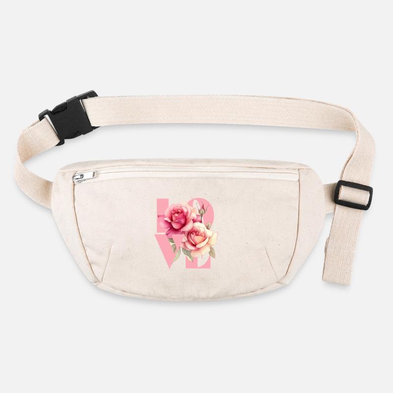 Elegant Rose Floral Design Stanley/Stella recycled Hip Bag 