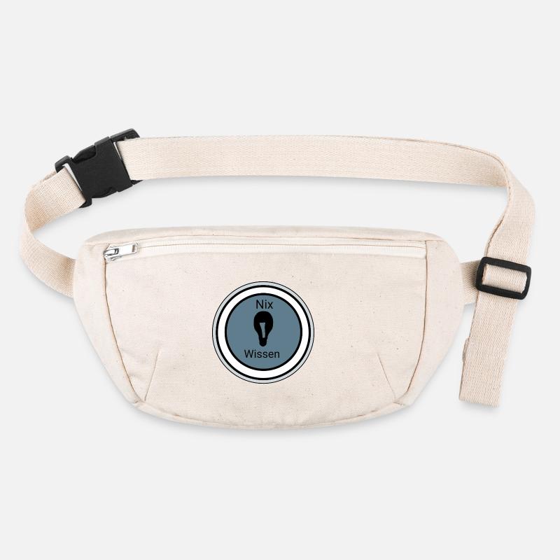 Abstract color explosion on dark gray Stanley/Stella recycled Hip Bag 