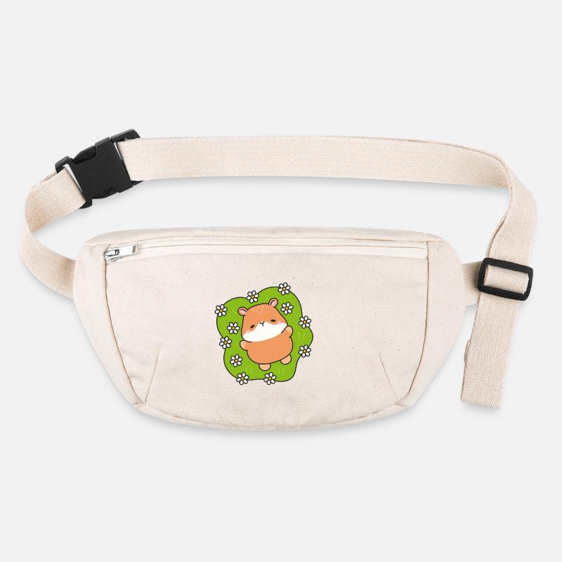Gänseblümchen-Feldhamster Stanley/Stella recycelte Gürteltasche