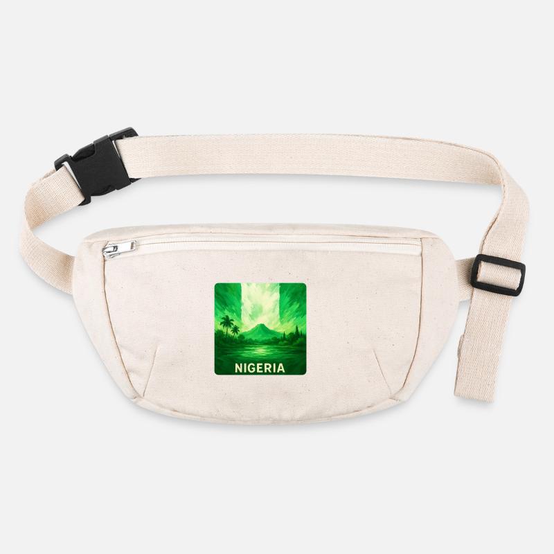 Nigeria Landscape Flags Design Stanley/Stella recycled Hip Bag 