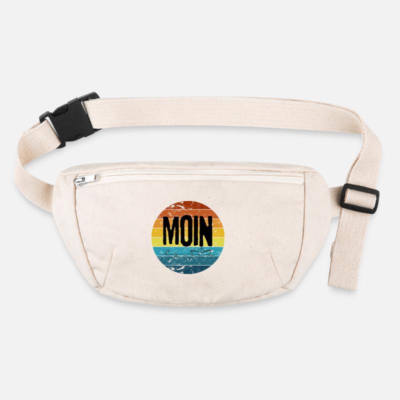 « Coucher de soleil lunaire » – Rétro Sac banane recyclé Stanley/Stella