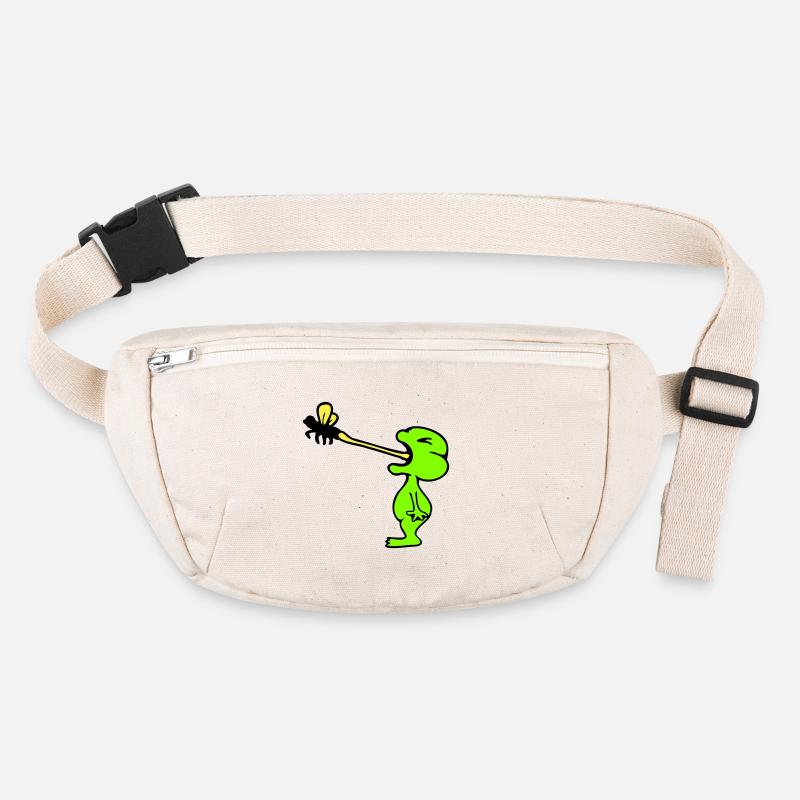 La grenouille attrape la mouche langue moustique manger le crapaud de la faim Sac banane recyclé Stanley/Stella