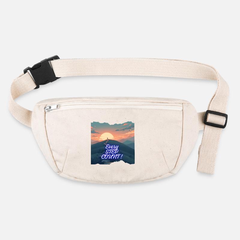 Jeder Schritt zählt Neon Horizon Stanley/Stella recycelte Gürteltasche