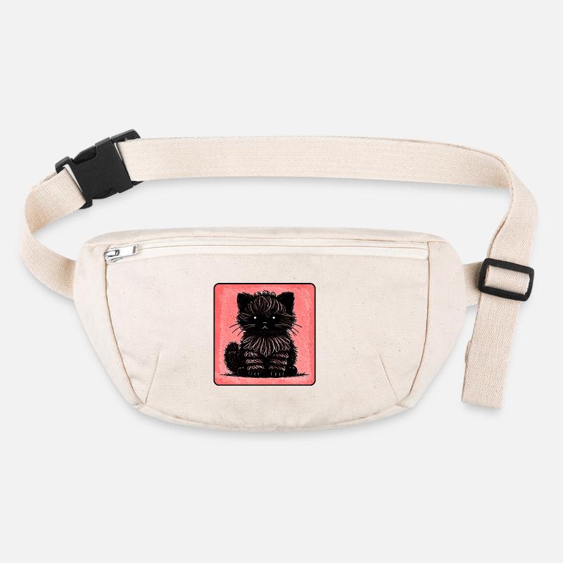 WuschelKatze (Rot) Stanley/Stella recycelte Gürteltasche