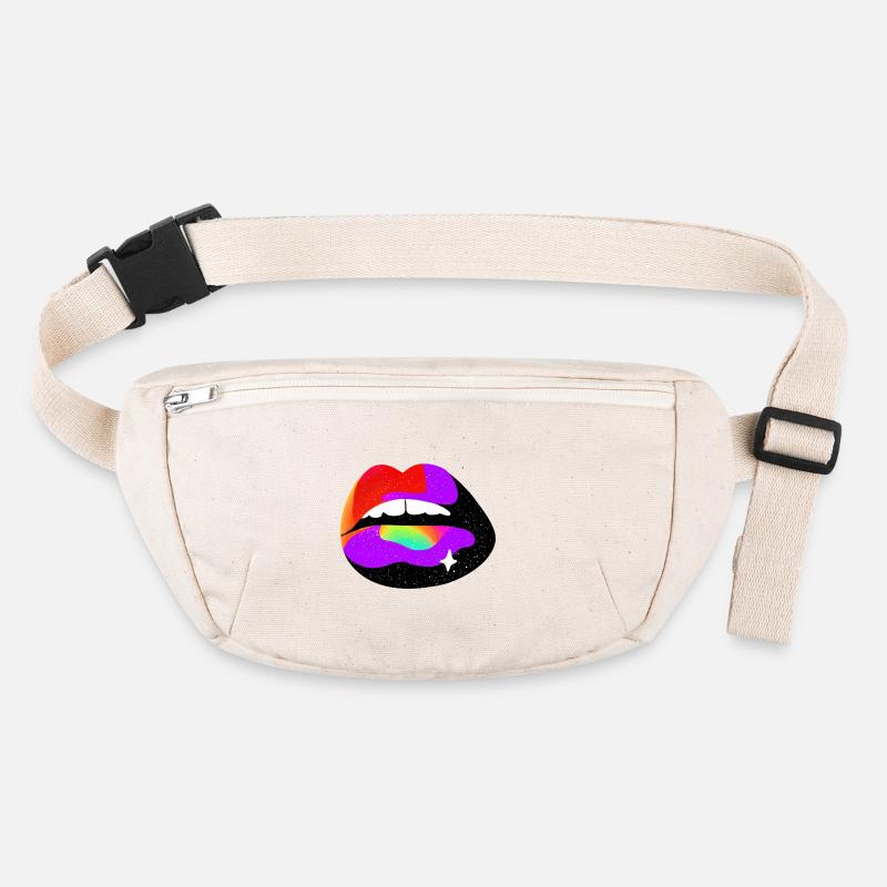 Kosmische Regenbogenlippen Stanley/Stella recycelte Gürteltasche