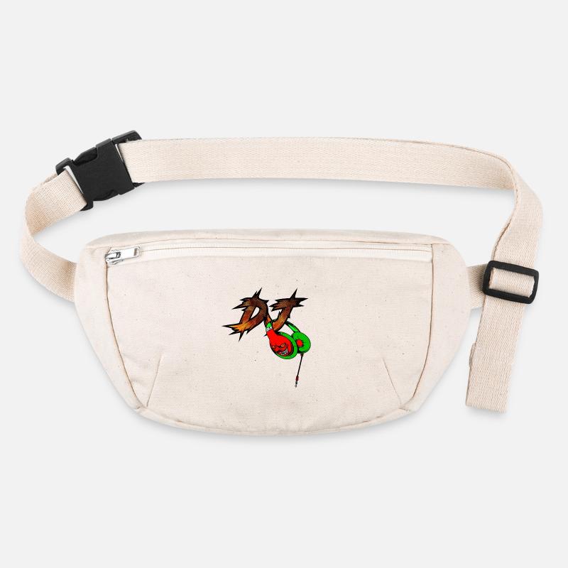 Neon Devil with Headphones DJ Stanley/Stella recycled Hip Bag 