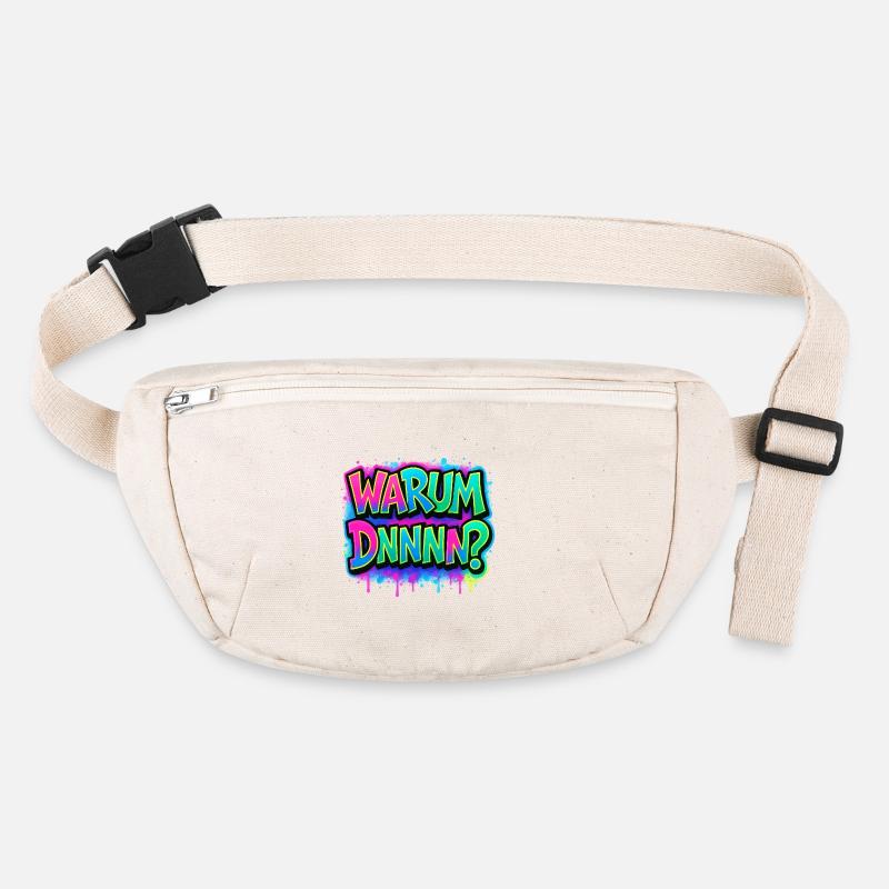 Why DNNN? Neon Graffiti Stanley/Stella recycled Hip Bag 