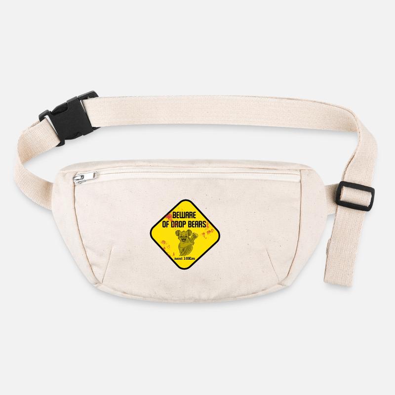 Warning Sign Drop Bears Stanley/Stella recycled Hip Bag 
