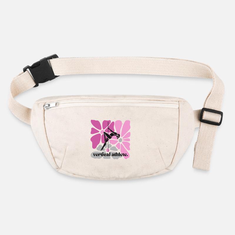 Vertical athlete in flower frame Stanley/Stella recycled Hip Bag 